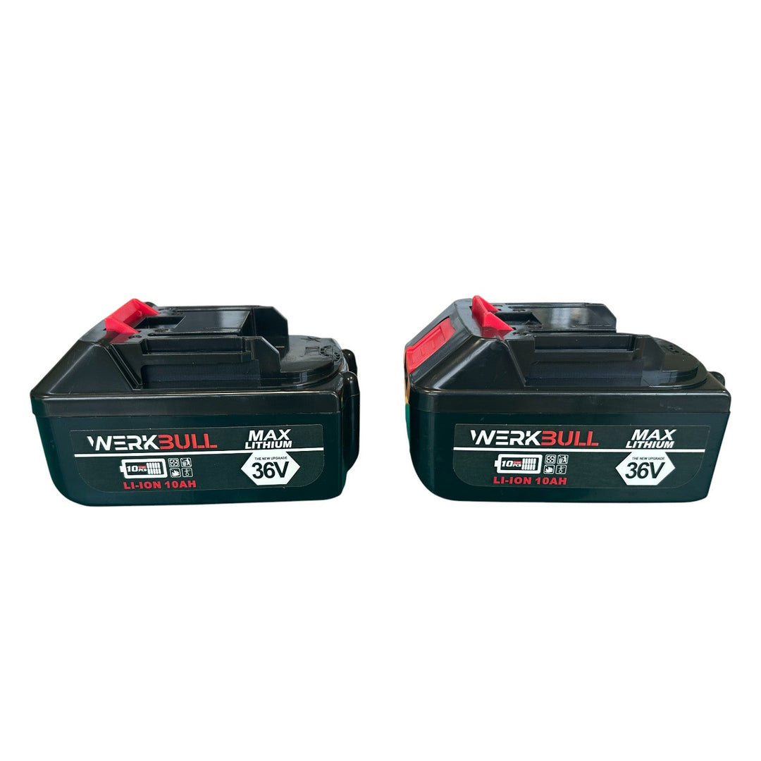 Немска 50 см Акумулаторна Резачка WerkBull 36V 10Ah  + 2 вериги и ръкавици и двойно зарядно