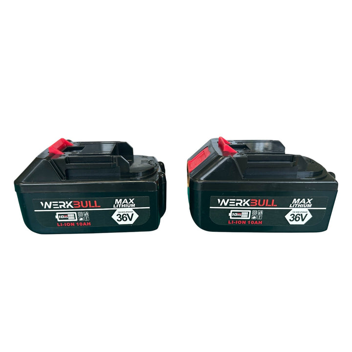 Немска 50 см Акумулаторна Резачка WerkBull 36V 10Ah  + 2 вериги и ръкавици и двойно зарядно