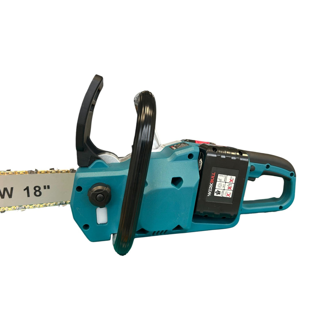Немска 50 см Акумулаторна Резачка WerkBull 36V 10Ah  + 2 вериги и ръкавици и двойно зарядно