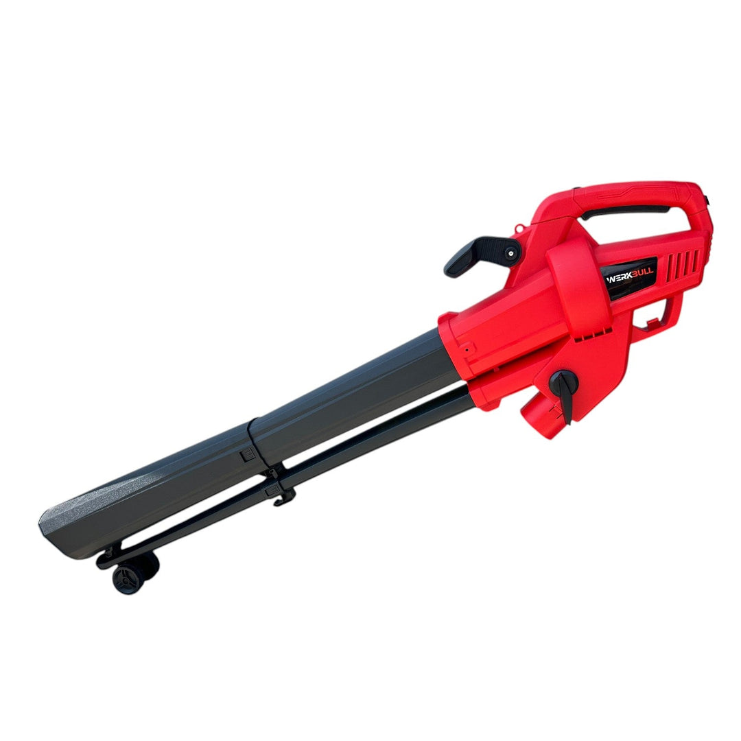 Немска Електрическа духалка за листа WerkBull – Листосъбирач 3500W с три режима на работа