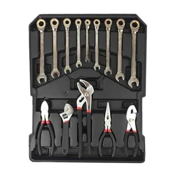 Куфар на колела WerkBull Germany® с инструменти – 1050 части от хром-ванадиева стомана модел 2025