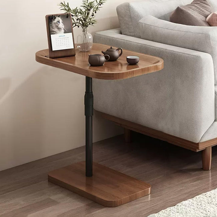 Масичка за кафе с въртящ се плот и регулируема височина