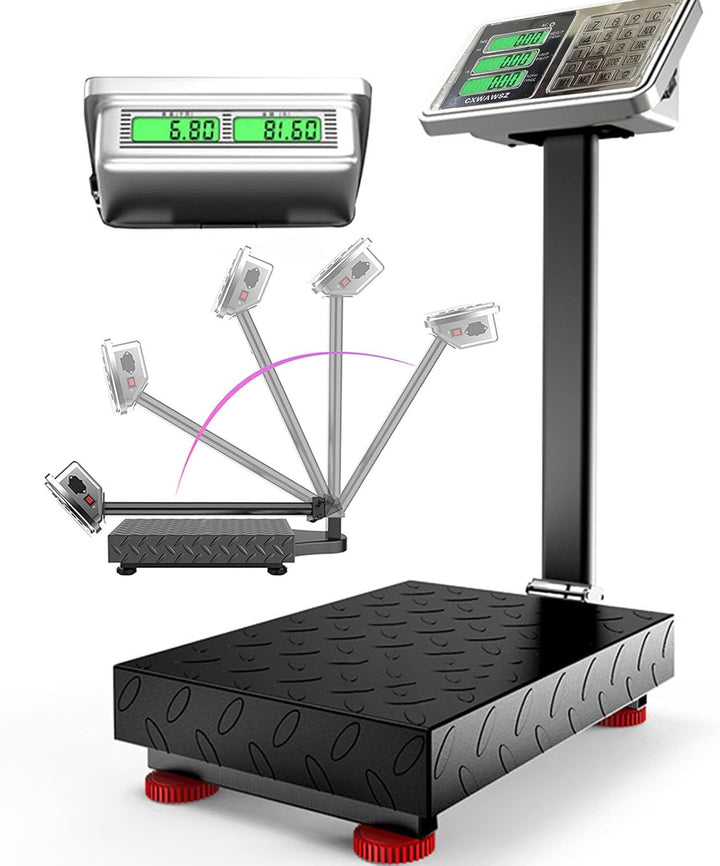 Платформена електронна везна до 350кг - платформен кантар с дисплей