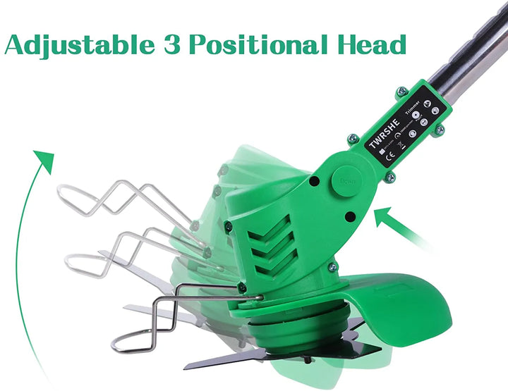 Немски Акумулаторен Тример WerkBull /36V 8Ah/ Косачка за Трева с 2бр батерии + 8 подаръка