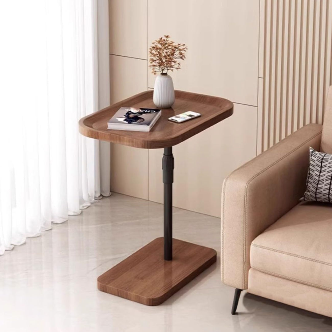 Масичка за кафе с въртящ се плот и регулируема височина