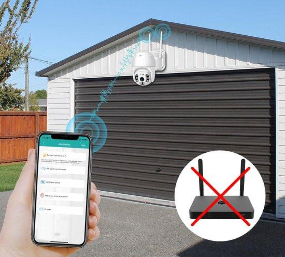 WIFI Въртяща се Куполна Безжична Камера 5MPX HD