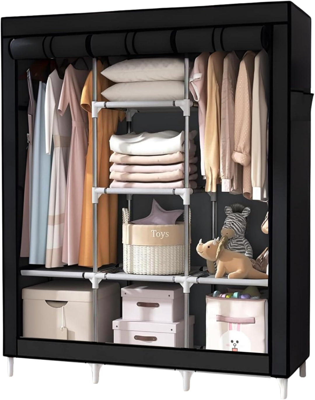 Трикрилен Текстилен Гардероб 170х130х45СМ.