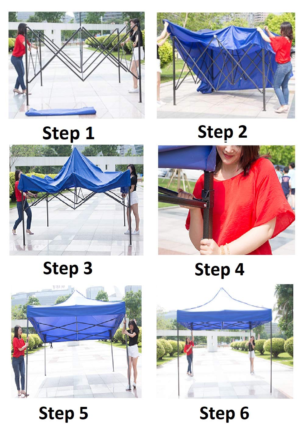 Сгъваема Градинска ШАТРА тип ХАРМОНИКА 3х3 метра