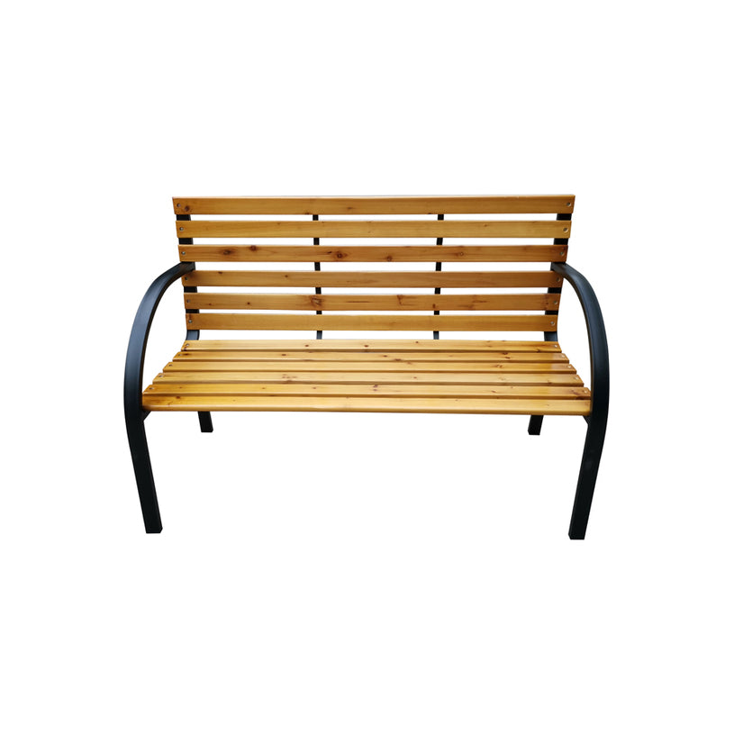 Градинска Пейка с метални крака 125 х 60 х 85см