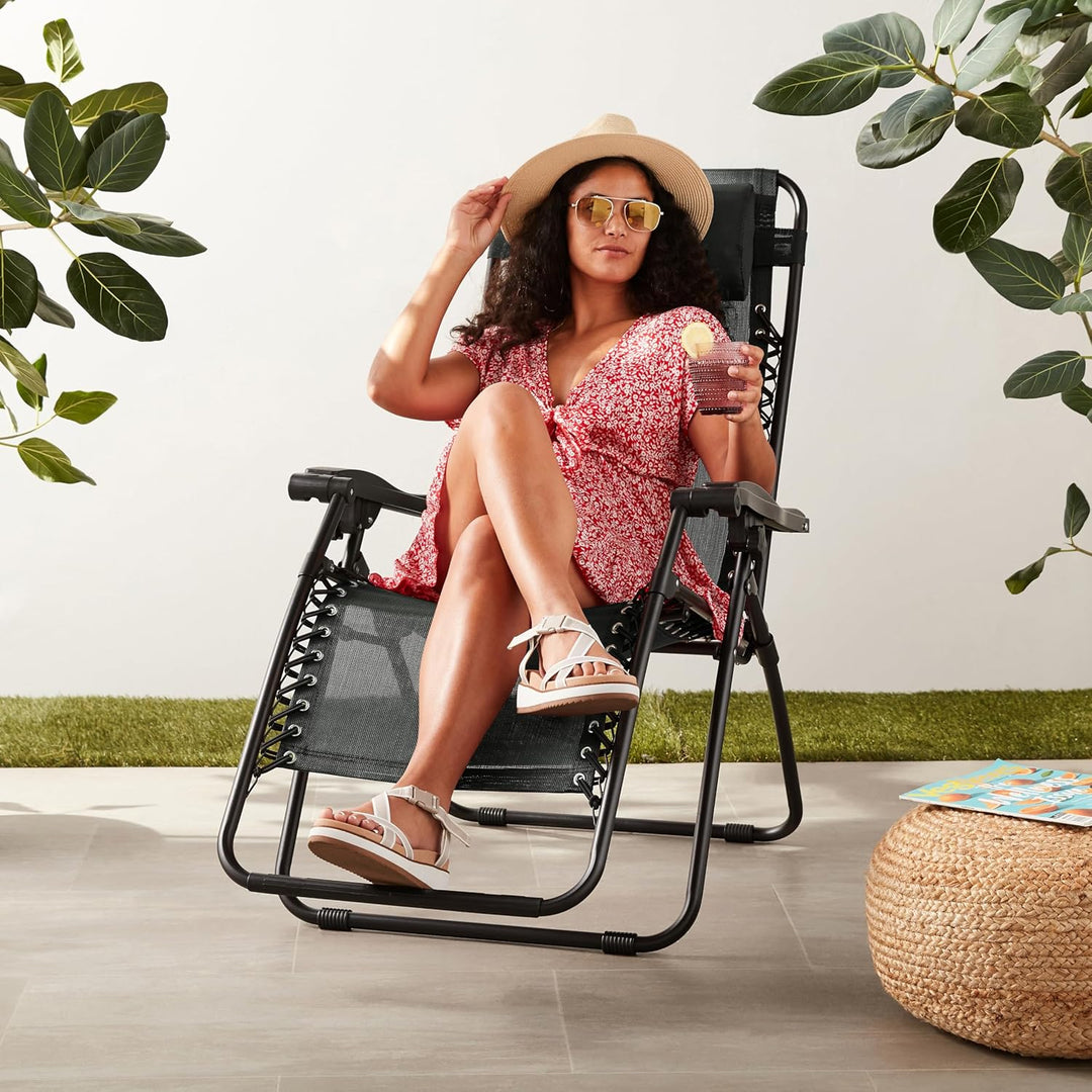 2 броя Сгъваем стол/шезлонг + ПОДАРЪК възглавница