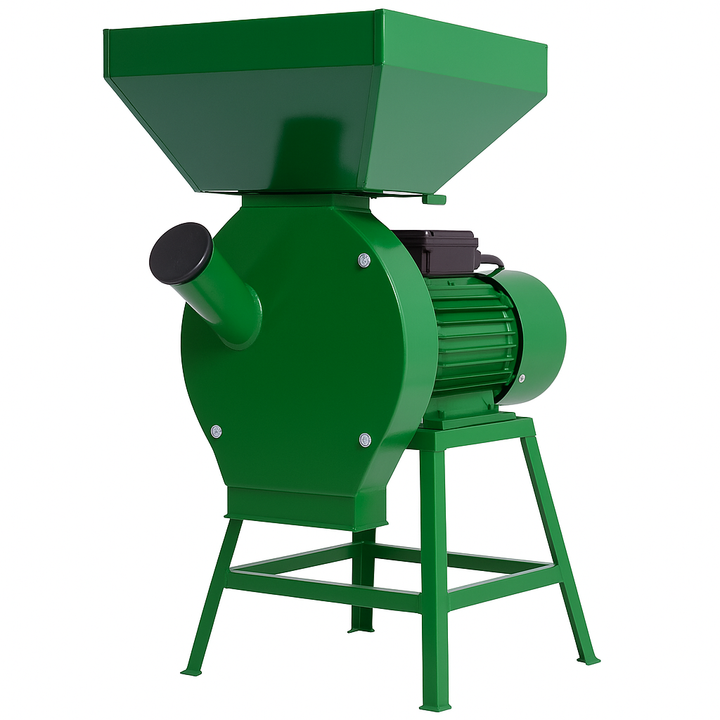 Немска Професионална Фуражомелка 3.8kW WerkBull + 4 сита и стойка