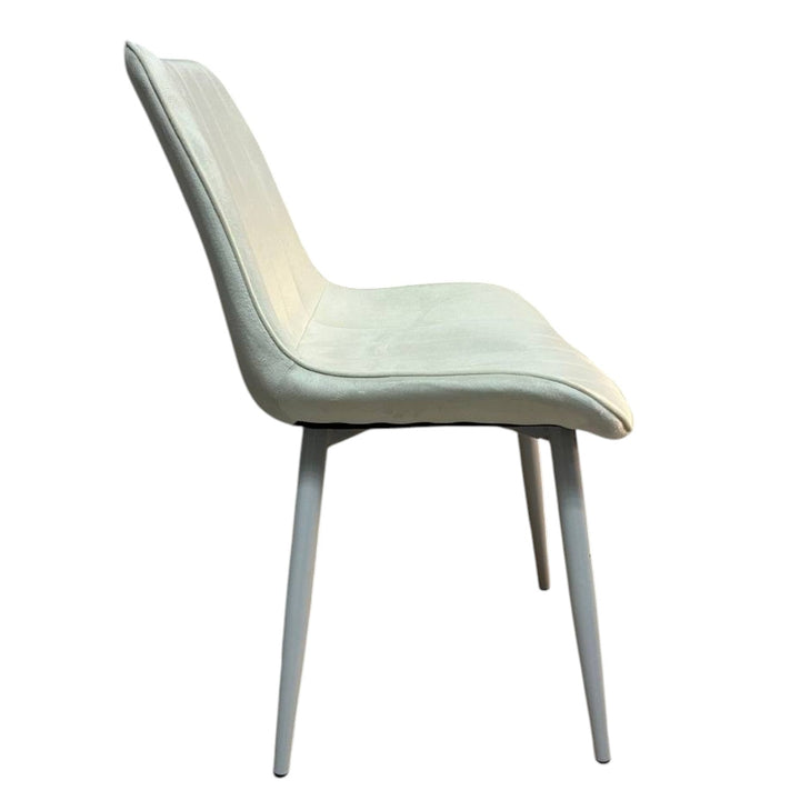 6бр. Трапезен стол Ария - млечнобял