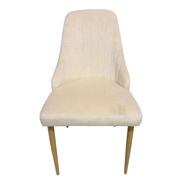 4бр. Елегантен стол Алис - бежов - до 150кг.