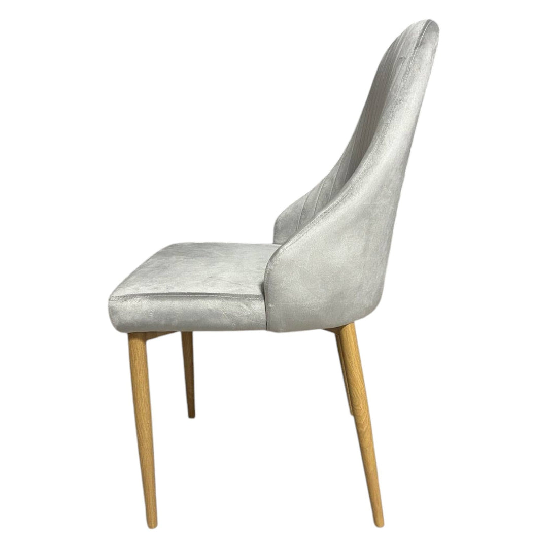 Елегантен стол Алис - сив - до 150кг.