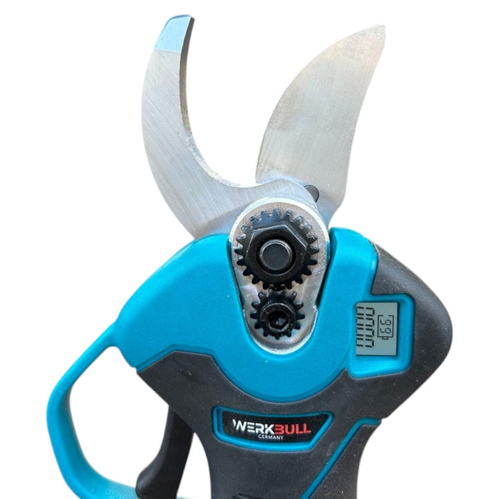 Промо 2в1 комплект WerkBull Професионална Немска Лозарска ножица + Телескопичен Прът с резервен нож и точило