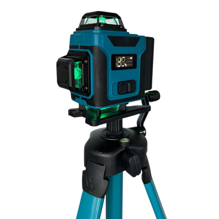 Немски 4D Водоустойчив Нивелир 16 линии WerkBull + 10 подаръка и тринога