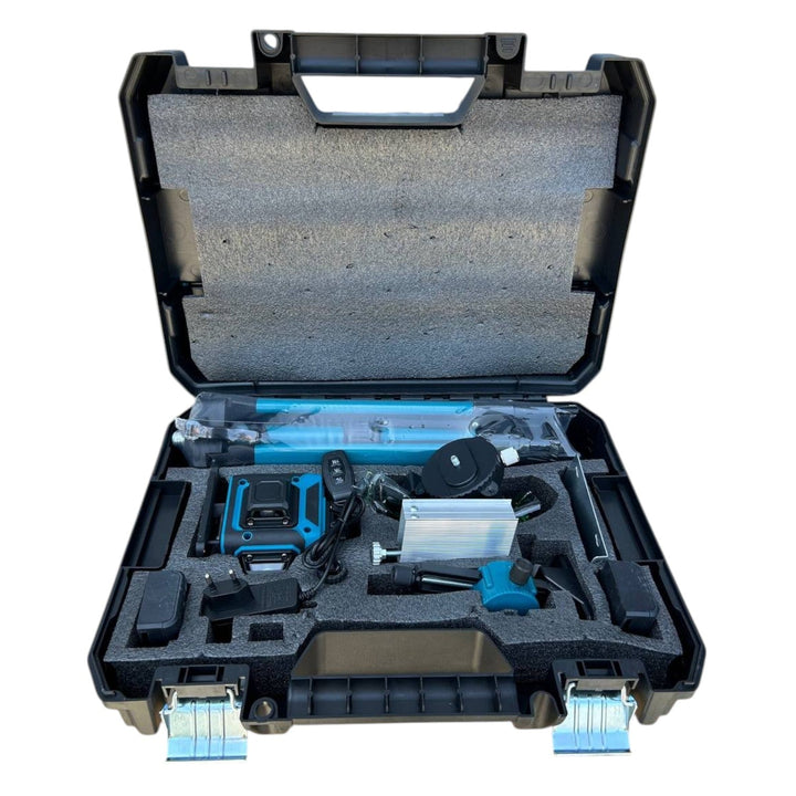 Немски 4D Водоустойчив Нивелир 16 линии WerkBull + 10 подаръка и тринога