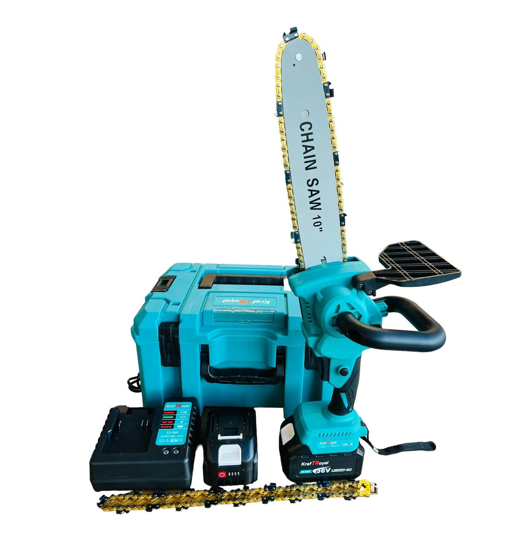 Акумулаторна Резачка за клони 36v с 26см. шина с Автоматично омасляване + подарък верига