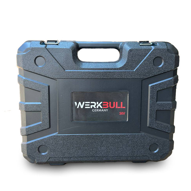 Немски Ударен Винтоверт WerkBull 36V 8Ah две батерии в комплект 111 части