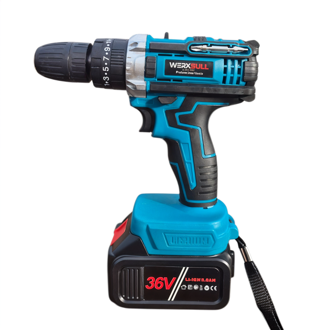 3в1 Промо комплект WerkBull Гайковерт, ъглошлайф и винтоверт + 3 батерии 36v 8ah