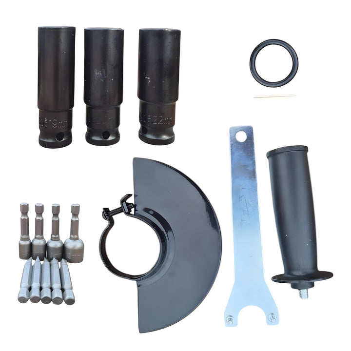 3в1 Промо комплект WerkBull Гайковерт, ъглошлайф и винтоверт + 3 батерии 36v 8ah