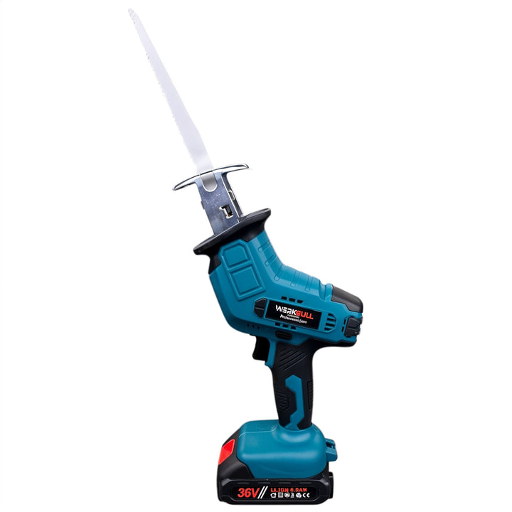 Немски Безчетков Акумулаторен Саблен трион WerkBull /36v 8Ah/ с 2бр батерии