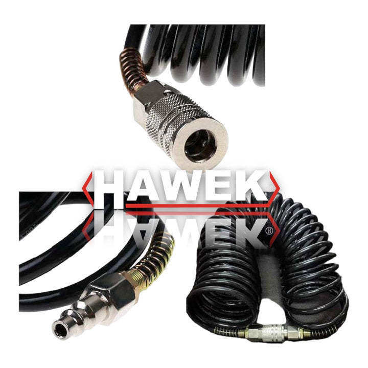 Полиуретанов Спирален Маркуч за Въздух HAWEK – 10м / 15м / 20м