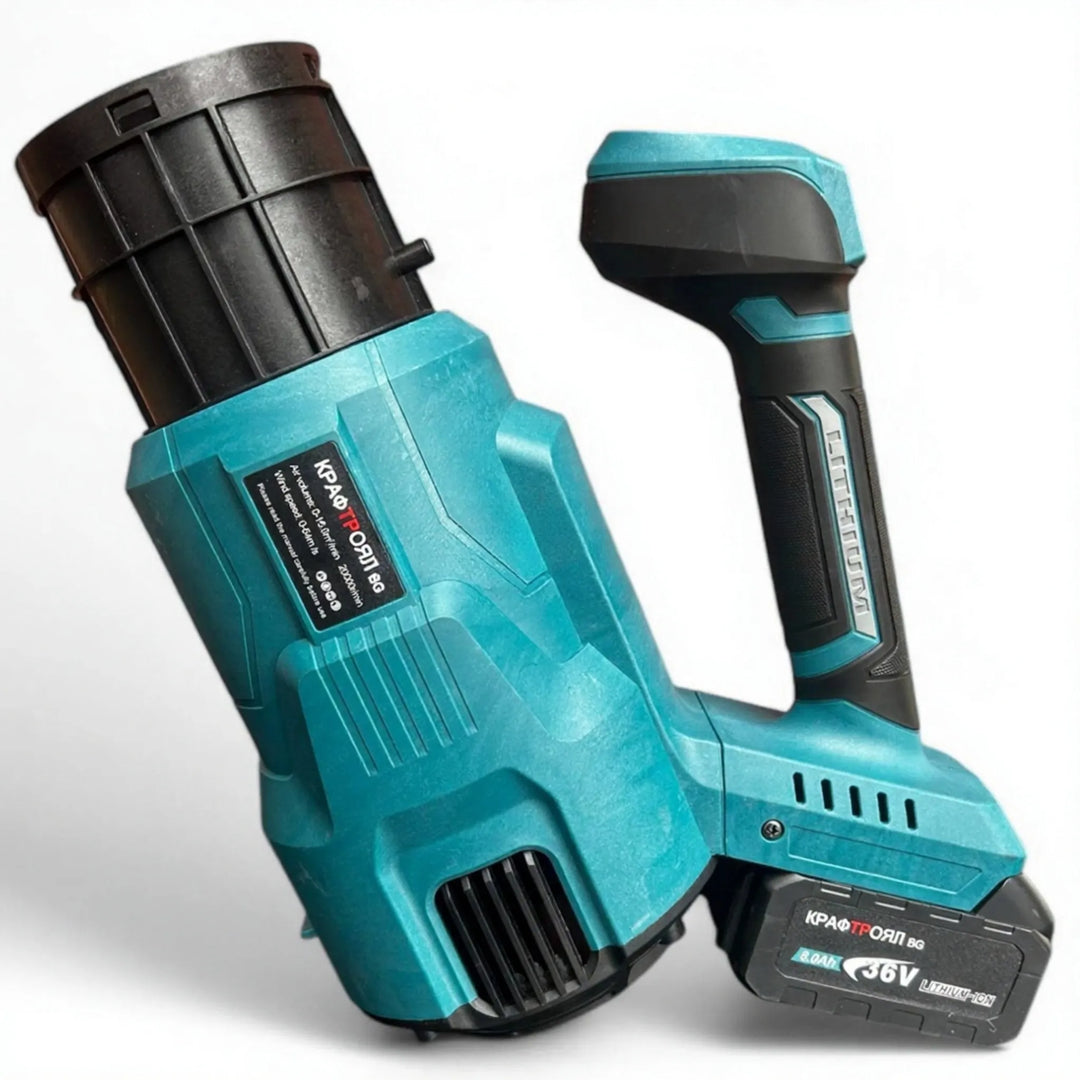 Акумулаторна духалка KraftRoyal 36v-8Ah с дисплей, 2 батерии и зарядно