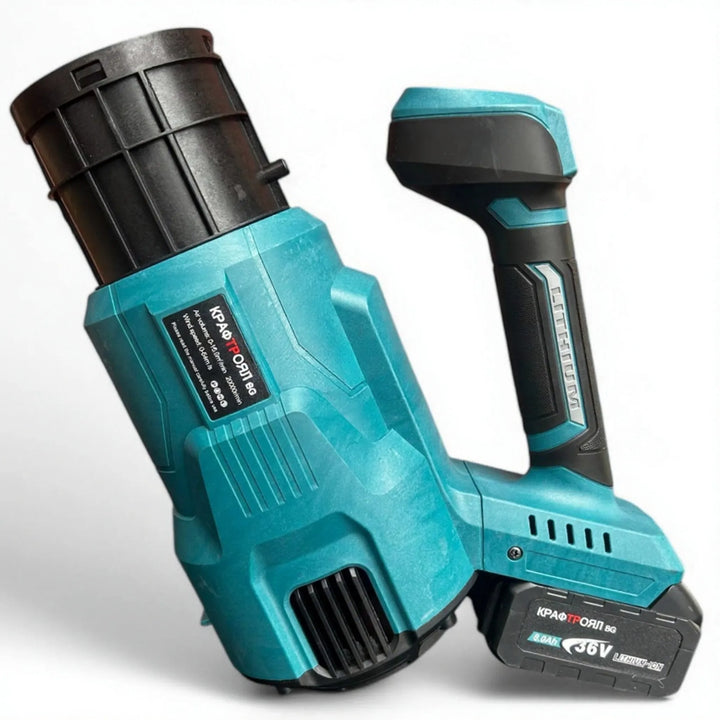 Акумулаторна духалка KraftRoyal 36v-8Ah с дисплей, 2 батерии и зарядно