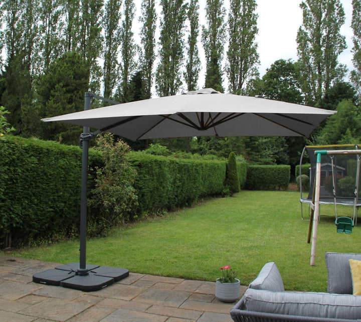 Висококачествен Регулируем 3х3М Градински Чадър с 8 ребра и UV защита