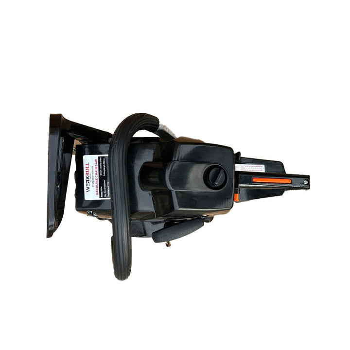 Немска Бензинова Резачка за Дърва 55см. WerkBull 72куб 4,5кс + две вериги и пила за точене