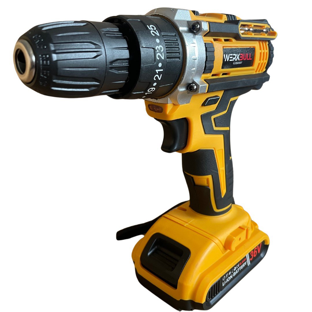 Немски Ударен Винтоверт WerkBull 111ч с две батерии 8Ah + Подарък Прободен Трион