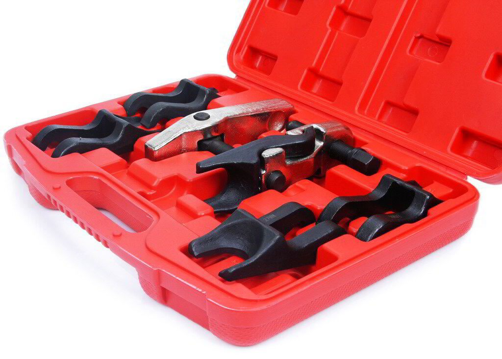 КОМПЛЕКТ СКОБА ЗА ШАРНИРИ И НАКРАЙНИЦИ СЪС СМЕНЯЕМИ ЧЕЛЮСТИ STAHLMAYER