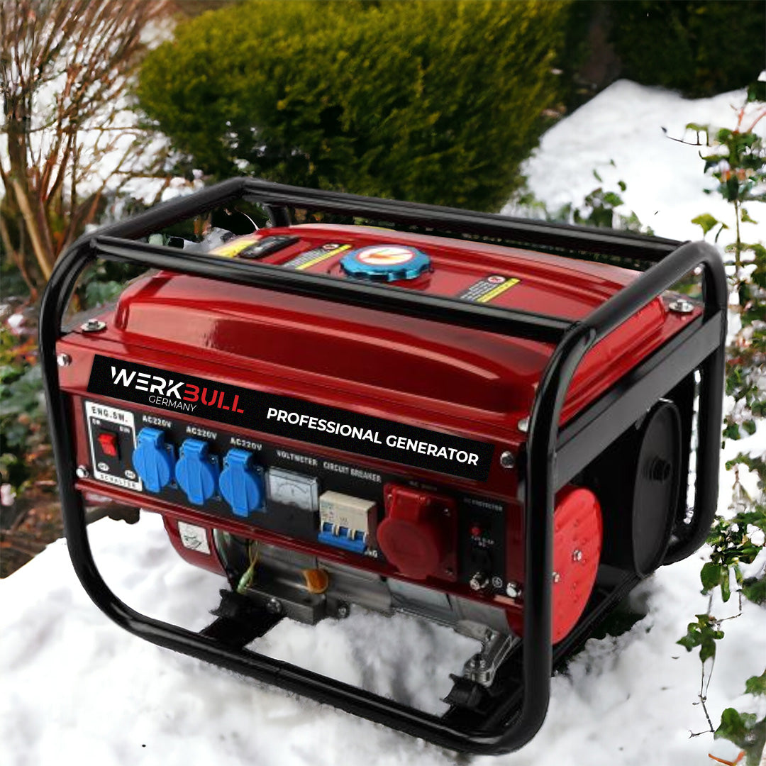 Немски Агрегат WerkBull 3.5kw - четиритактов Генератор за ток