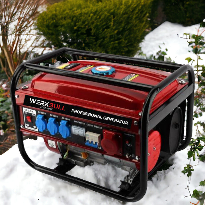 Немски Агрегат WerkBull 3.5kw - четиритактов Генератор за ток