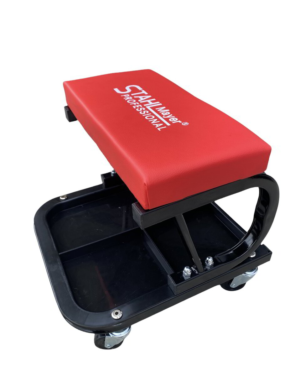 Автомонтьорски стол правоъгълно 4 колела